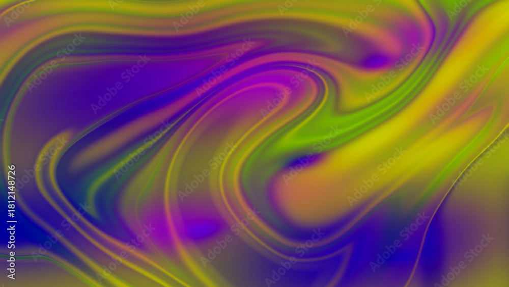 Obraz premium Vibrant abstract swirling colors in a fluid motion pattern