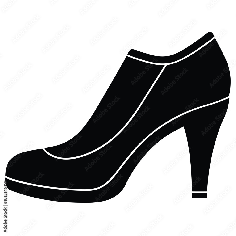 Obraz premium human heel on white background