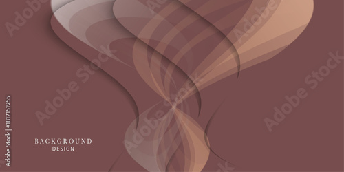 Background colorful gradient wave style in pink tone