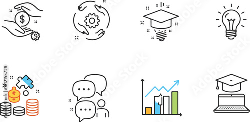 Business finance, strategy, ideas, growth, and education