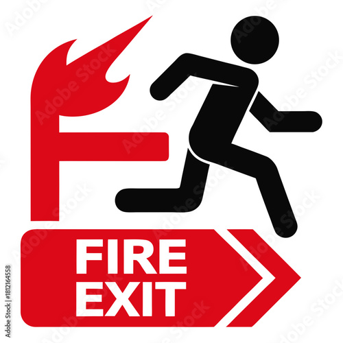 fire exit sign
