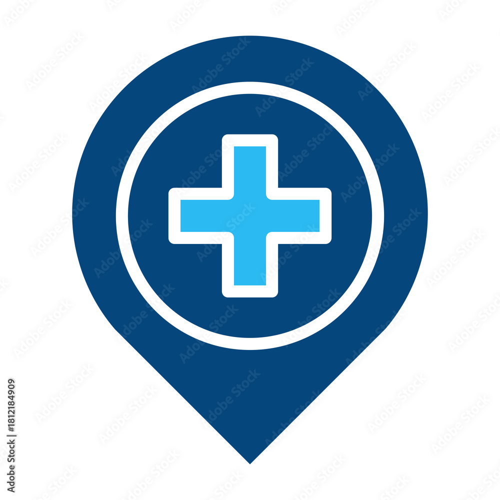 Obraz premium location vector icon