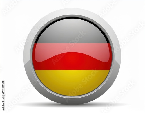 Free Download German Flag button - GFXLoad