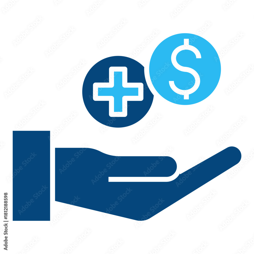 Fototapeta premium cost vector icon