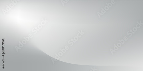 background Quality silver foil background with metal mirror texture. Chrome gradient surface with light simple modern