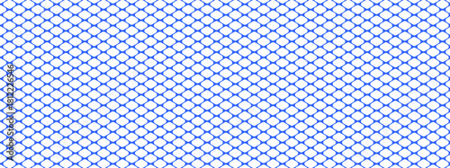 Simple blue grill mesh pattern vector background