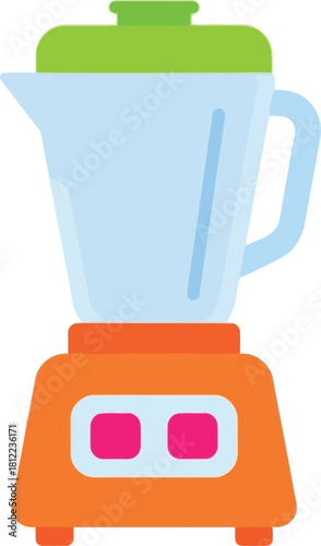 Modern blender icon kitchen appliance vector