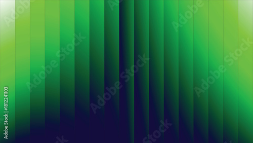 Dark green and purple vertical bar background with strong contrast