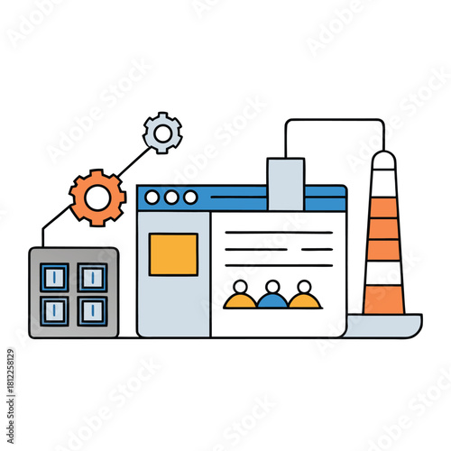 A responsive website interface that adapts smoothly to any screen size, offering clean layouts, flexible grids, and seamless navigation for an optimal user experience across devices.
