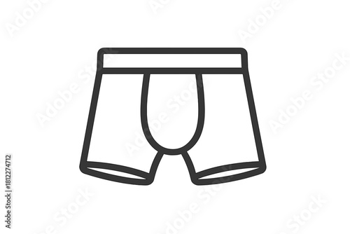 Essential men's boxer briefs undergarment suitable for fashion and clothing design