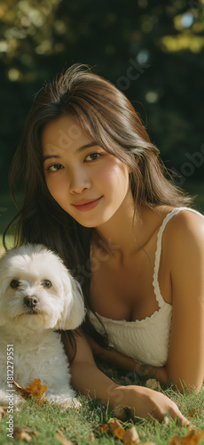 Beautiful Woman with Soft Lighting and Gentle Smile