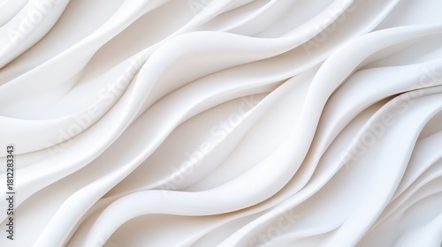 Abstract White Wave Texture Background, Abstract Background, White Texture
