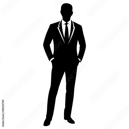 business man silhouette