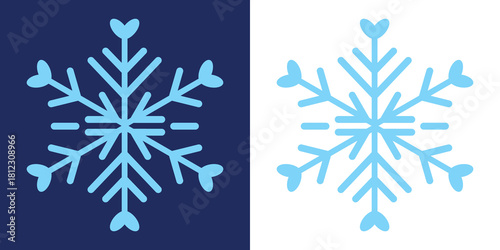 Fotografi Winter snow icon holidays