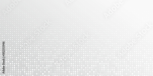 Technological white background. New technologies. Pixel background. Vector illustration
