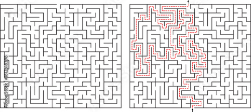 Brain-Boost Line Art Maze for Kids