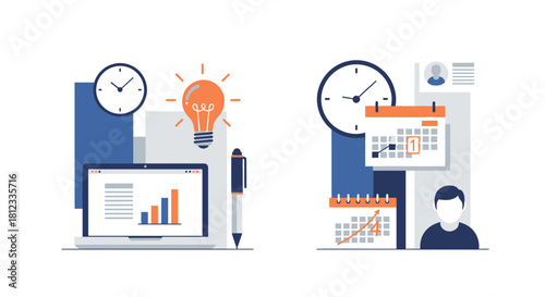 Boost productivity and manage time effectively with modern tools for successful business ventures, scheduling important tasks, and generating innovative ideas