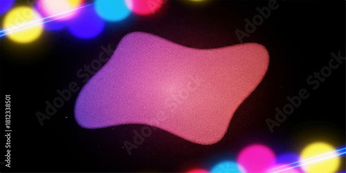 Red heart shaped bokeh background, a light symbol of love and romance for Valentine's Day celebration design