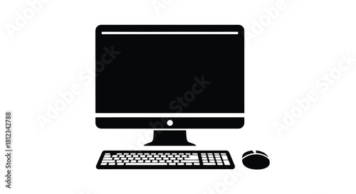 Abstract geometric pattern with vibrant color accents and a distinctive silhouette element