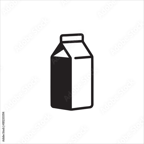 Milk icon. isolated on white background