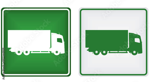 Loading zone sign. vector illustration	
