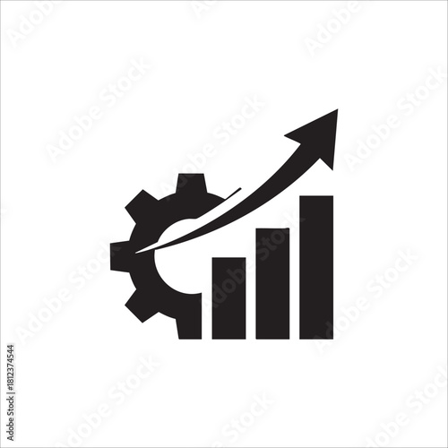 Work efficiency icon. illustration isolated on white background.