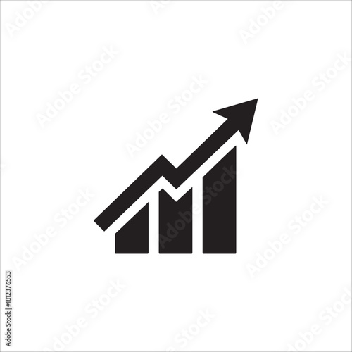 Business Growth and Success icon. illustration isolated on white background.