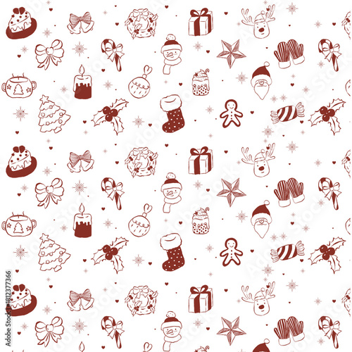 Christmas png background or pattern
