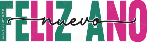 Feliz Ano Nuevo 2026 Svg