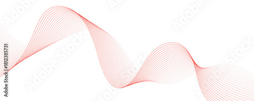 abstract red wavy lines background