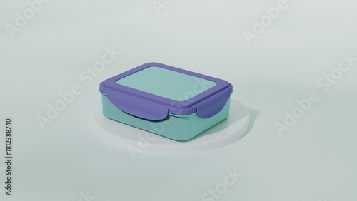 close up of a food containeer