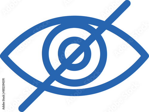 Disabled Vision Icon for Accessibility Support