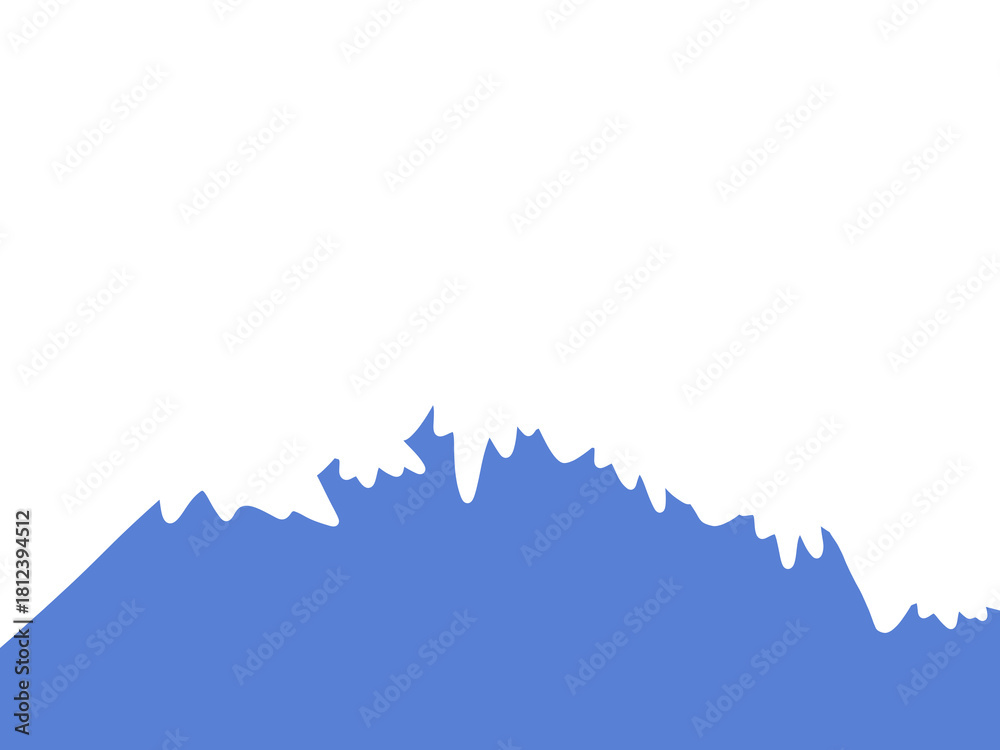 Obraz premium Snowy mountains backdrop