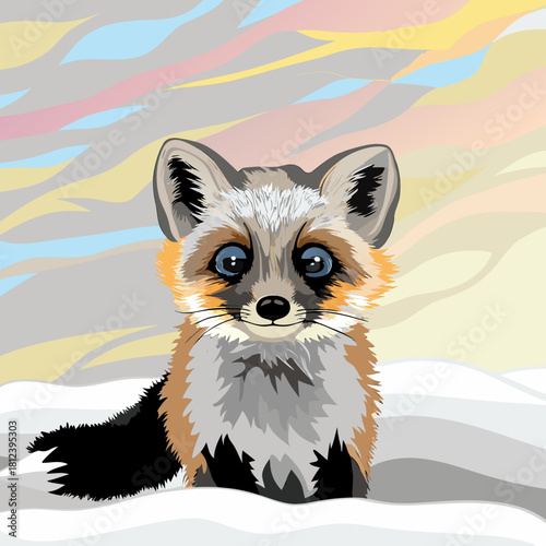 Snow fox