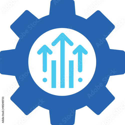 Gear Innovation Icon for Smart Solutions