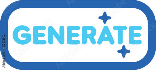 Generate Button Icon for Digital Action