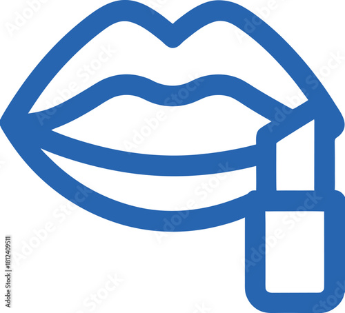 Lips Icon for Cosmetic Design