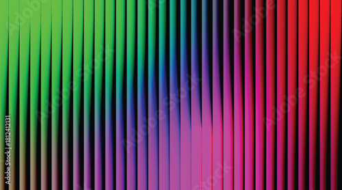 Vector illustration of vibrant abstract background with vertical gradient lines creating a dynamic and colorful visual effect