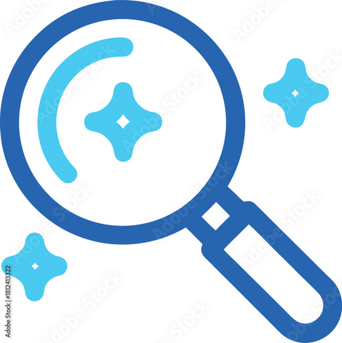 Search Lens Icon for Web Searching