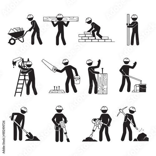 vector illustration of a man and woman