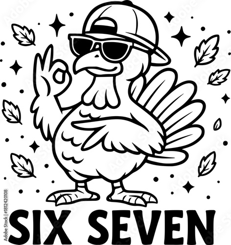 67 meme SVG, 67 SVG, Cute 67 SVG, 6-7 meme design SVG