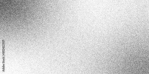 Vector Abstract grunge texture dust particle grain on transparent background. Grain noise of black irregular dots and grainy halftone fade effect with sand dust particles. Pixel disintegration, random