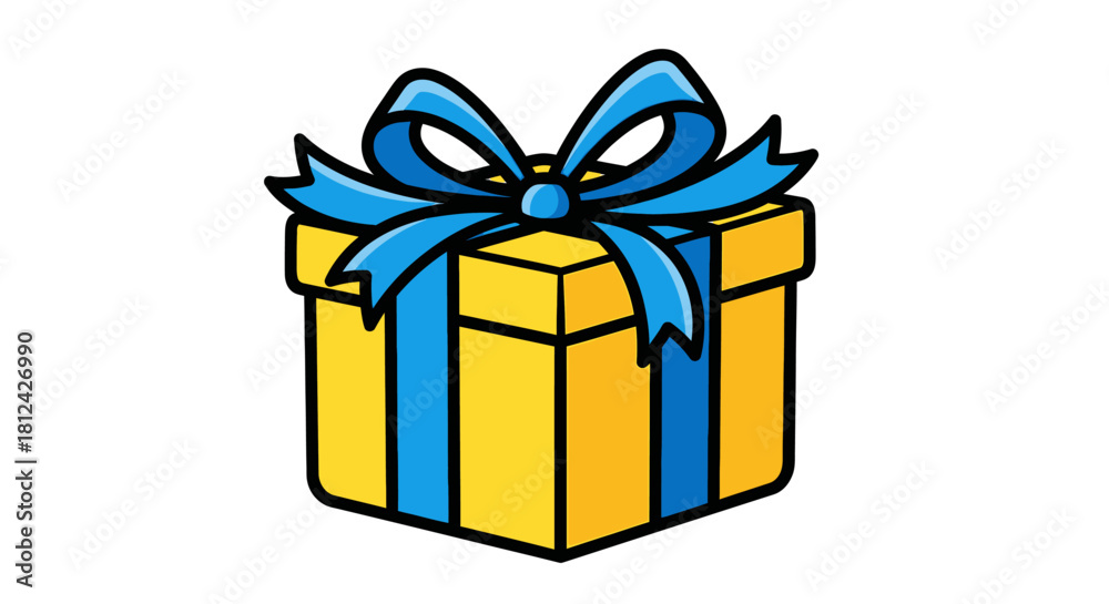 Obraz premium christmas gift box isolated on white background