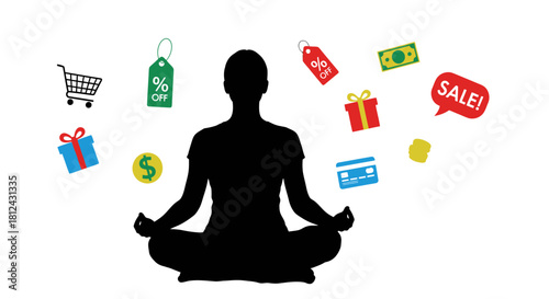 Abstract swirl design with smooth curves and flowing lines in rgb color model