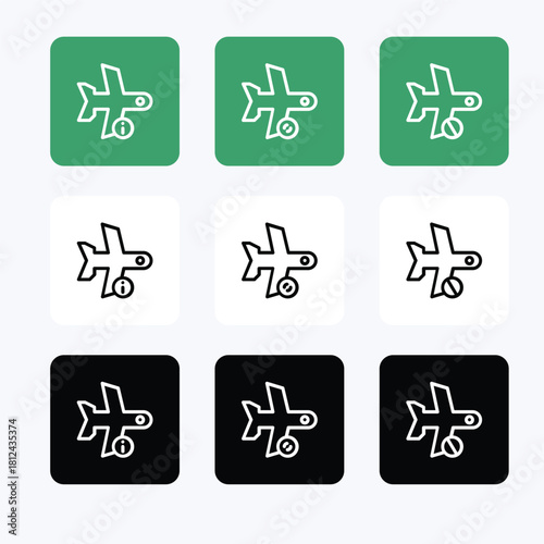 Transport vector icon illustration. Vector icon set