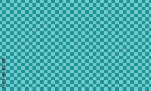 Abstract modern geometric grid pattern in teal and turquoise