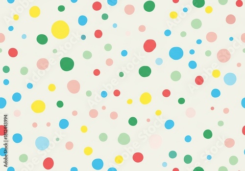Playful polka dot pattern texture for backgrounds