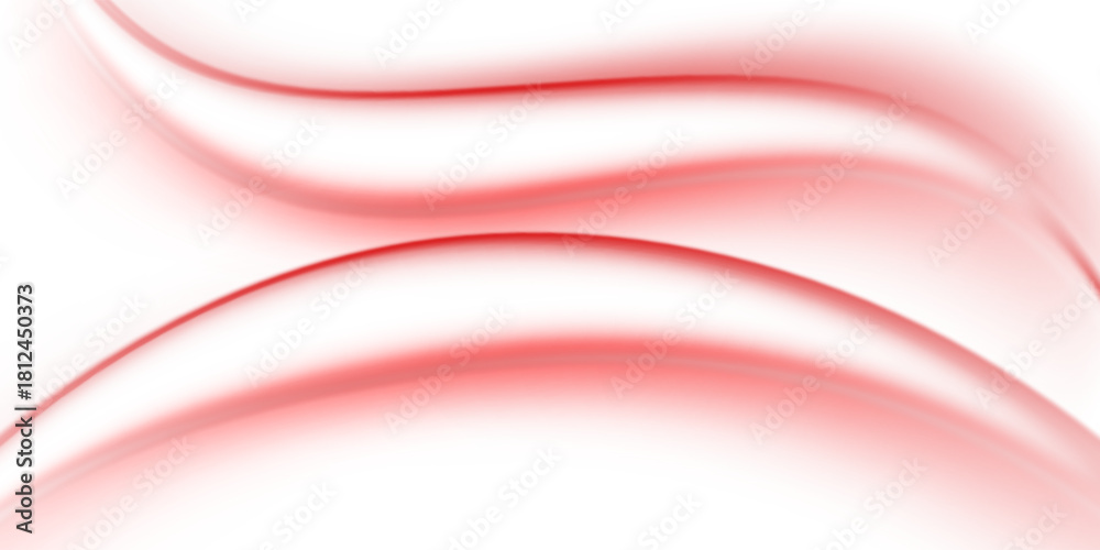 Naklejka premium Red shiny sparks spiral wave. Curved bright speed line rotates. Shiny wavy path. Magic red swirl with glare. Glowing swirl effect.