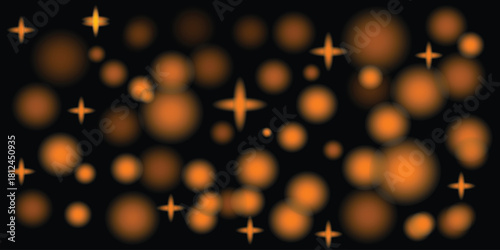 burning candles on a dark background