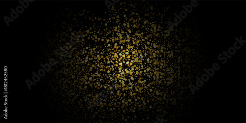 bokeh orange glittering light shine on black, orange sparkling luxury grand bright for background cosmetics advertising, deluxe bokeh orange sparkle glitter for christmas wallpaper, orange glittering
